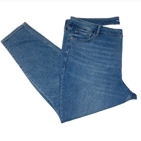 Old Navy Jeans High-Waisted Rockstar Super-Skinny Blue Plus Size 24 - Picture 4 of 16